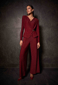 Formal V-neck Jumpsuit