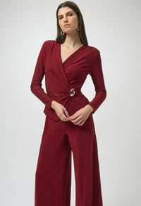Formal V-neck Jumpsuit