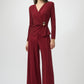 Formal V-neck Jumpsuit