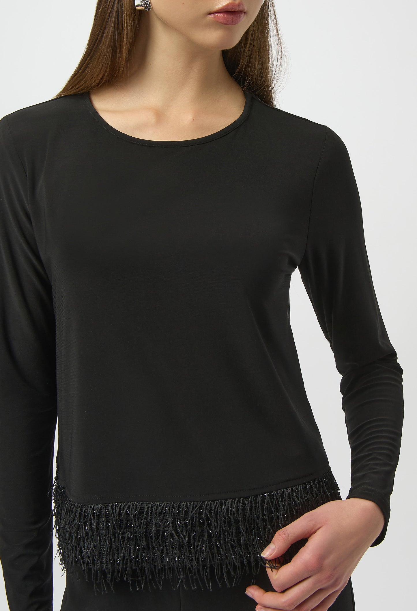 Chic Crew Neck Pullover