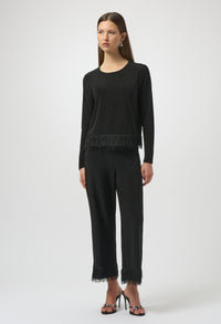 Chic Crew Neck Pullover