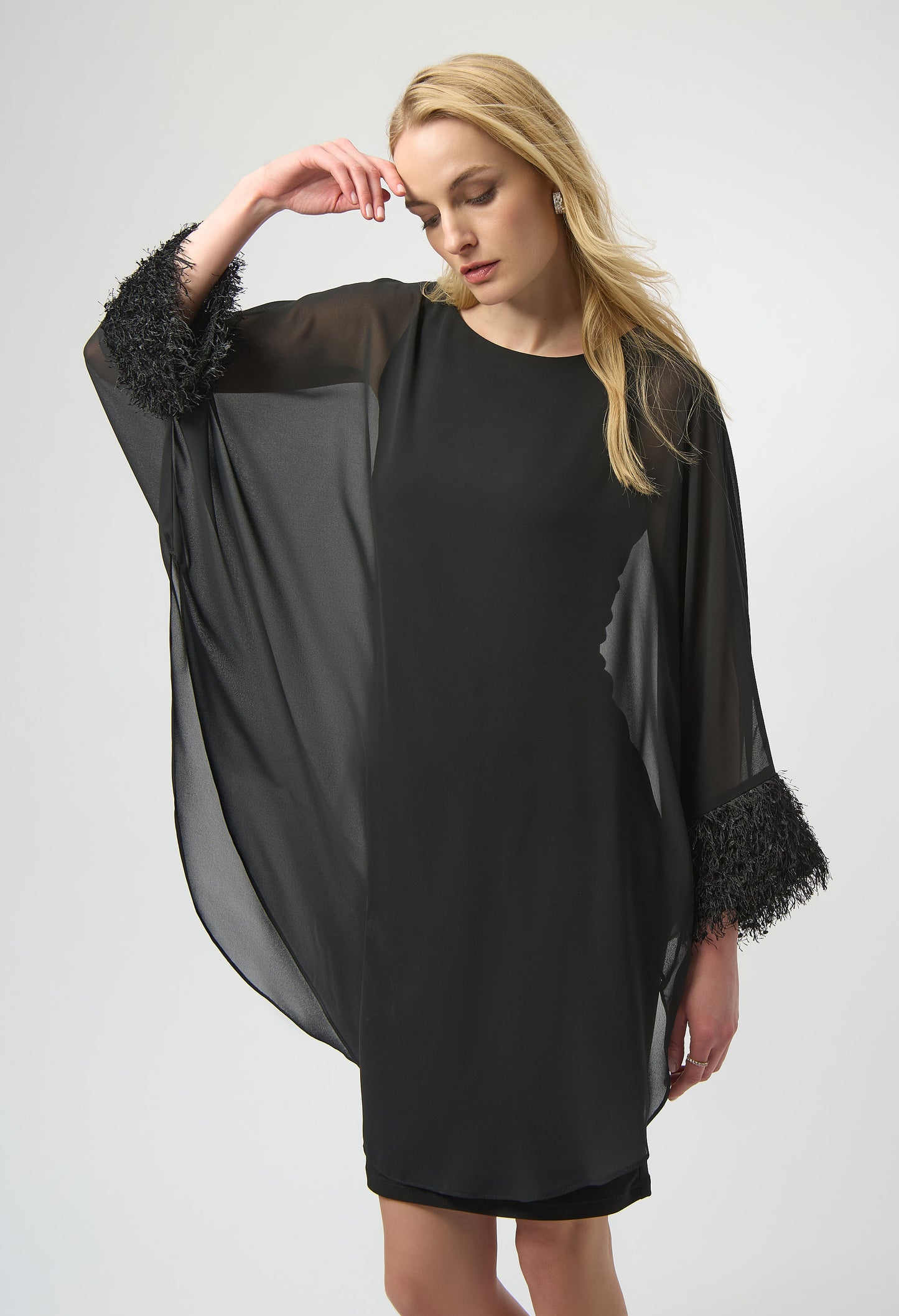 Elegant Puff-sleeve Mini Dress