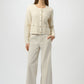 Wide-leg Mid-rise Trousers