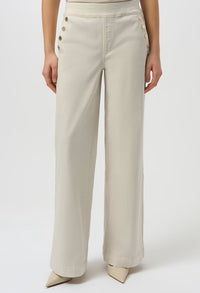 Wide-leg Mid-rise Trousers
