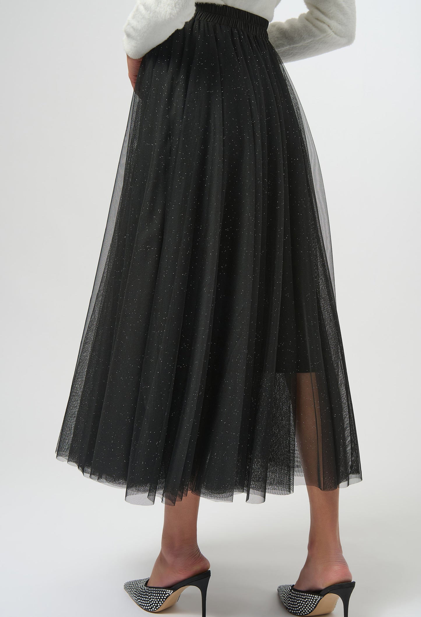 Sparkly Tulle Evening Skirt