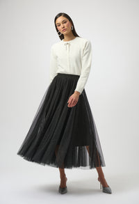 Sparkly Tulle Evening Skirt