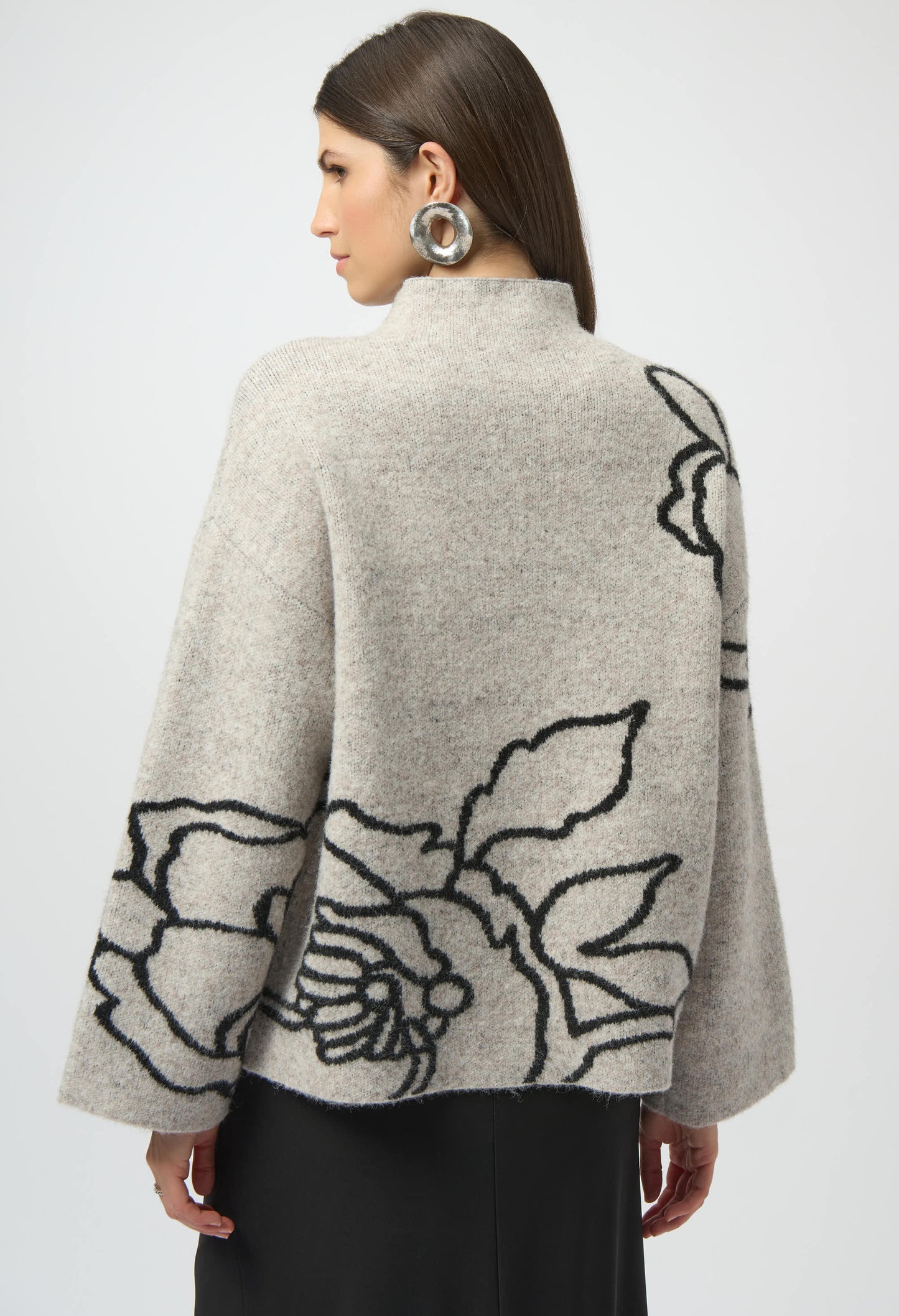 Floral Embroidered Pullover