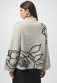 Floral Embroidered Pullover
