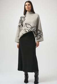 Floral Embroidered Pullover