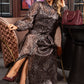 Leopard Maxi Shirt Dress