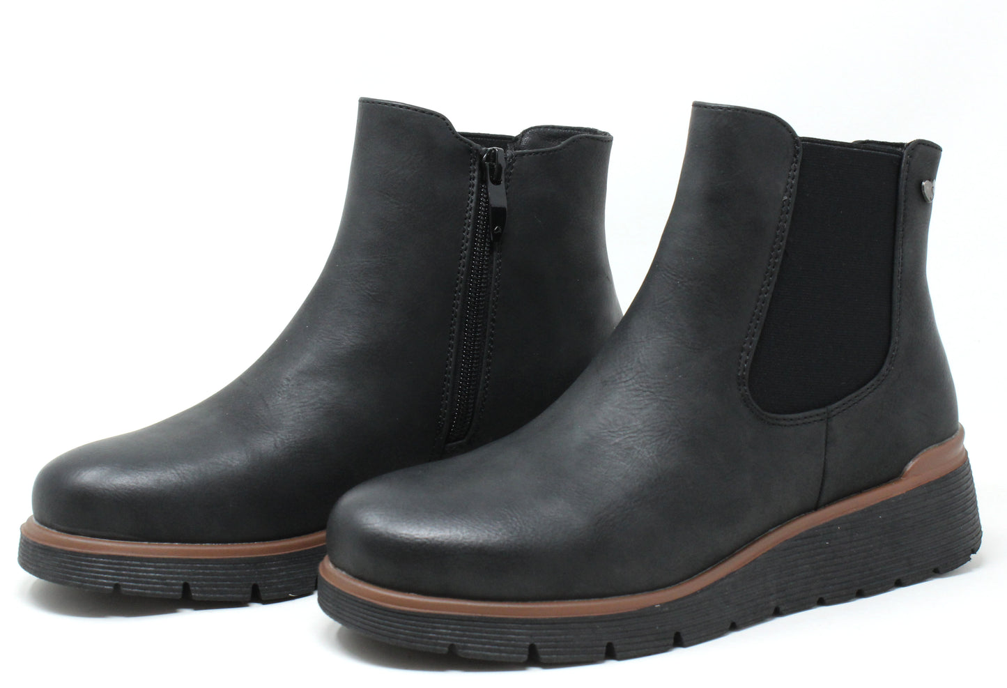 PU Wedge Boot
