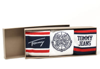 Set of Tommy Jeans socks in a box on a white background