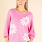 Mary Wool Blend Floral Knit Jumper