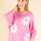 Mary Wool Blend Floral Knit Jumper