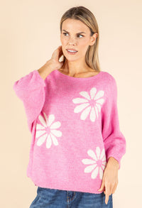 Mary Wool Blend Floral Knit Jumper