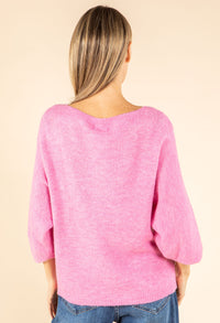 Mary Wool Blend Floral Knit Jumper