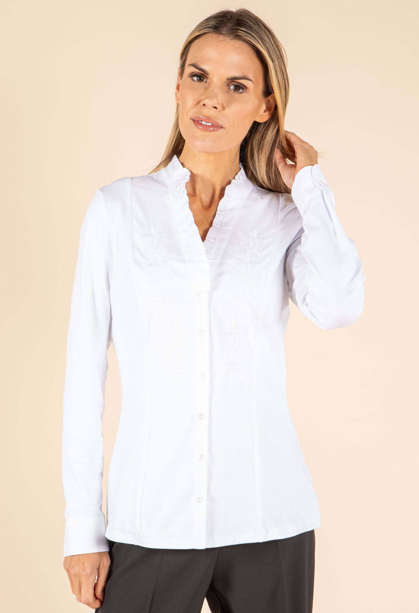 Frill Collared Shirt
