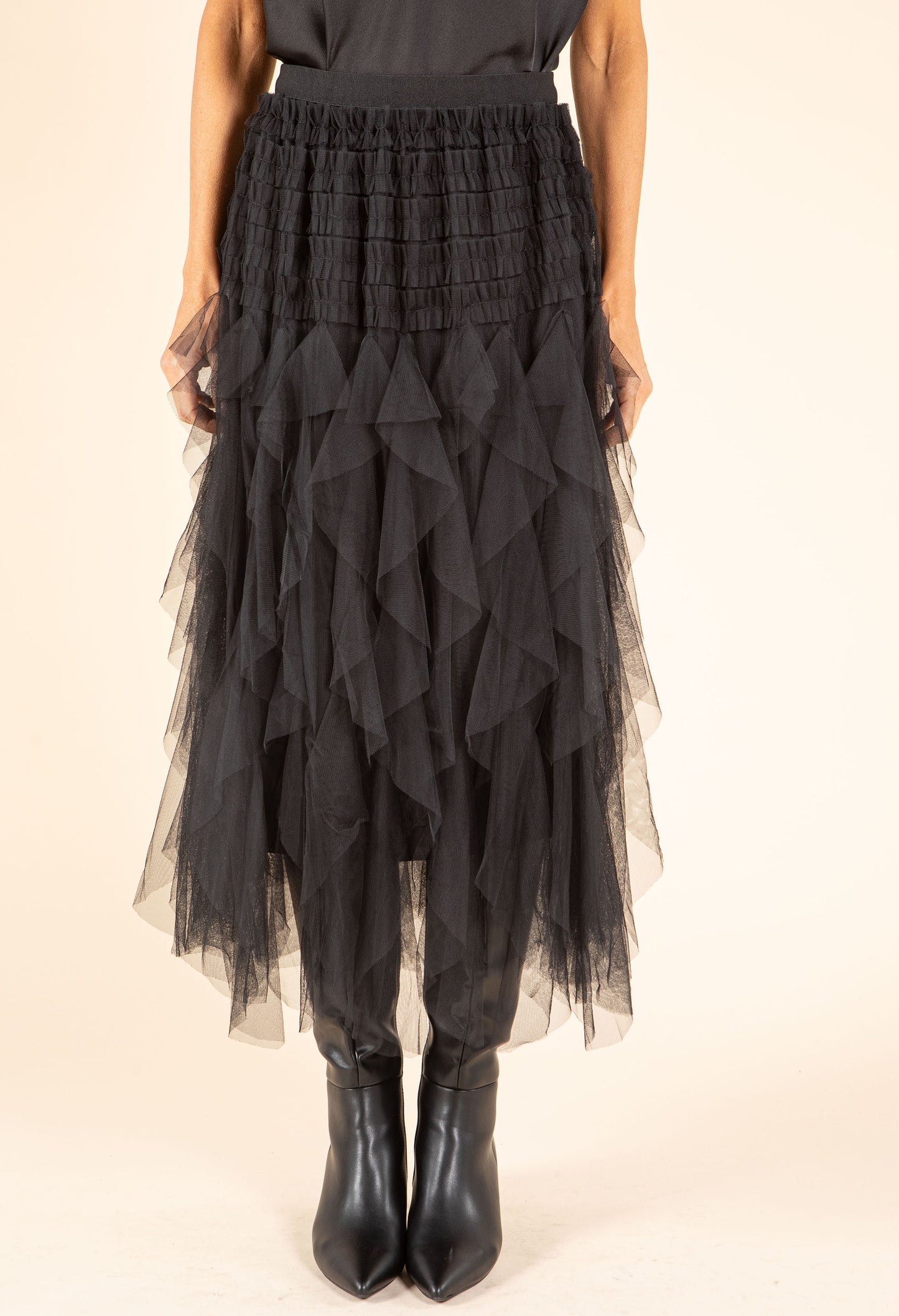 Layered Look Tulle Skirt