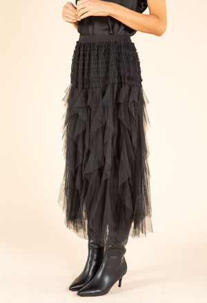 Layered Look Tulle Skirt