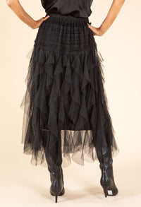 Layered Look Tulle Skirt