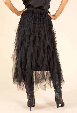 Layered Look Tulle Skirt