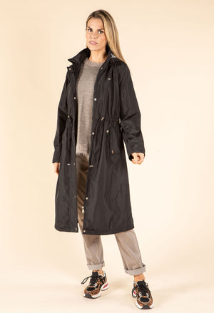 Longline Hooded Rain Jacket