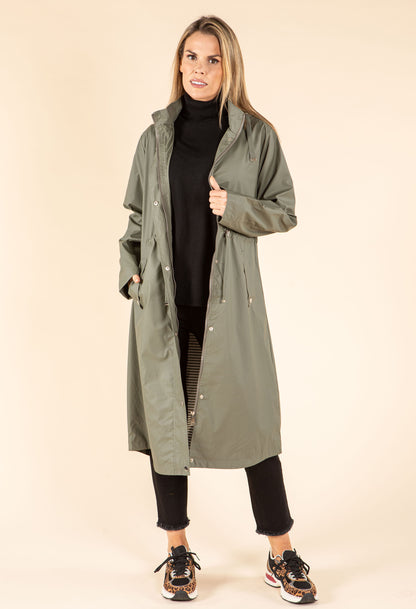 Longline Hooded Rain Jacket