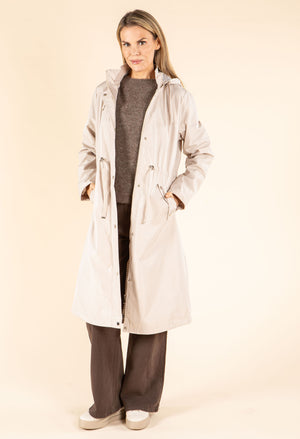 Longline Hooded Rain Jacket