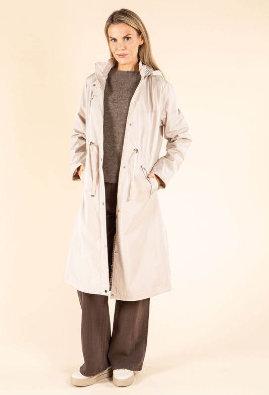 Longline Hooded Rain Jacket