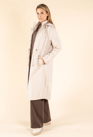 Longline Hooded Rain Jacket