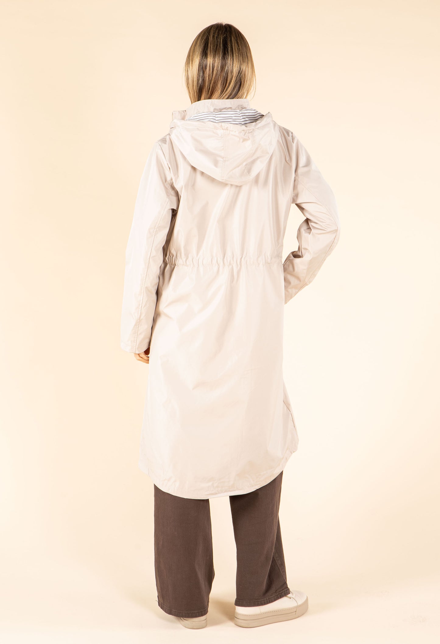 Longline Hooded Rain Jacket