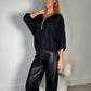 Monaco Diamante Trim Blouse