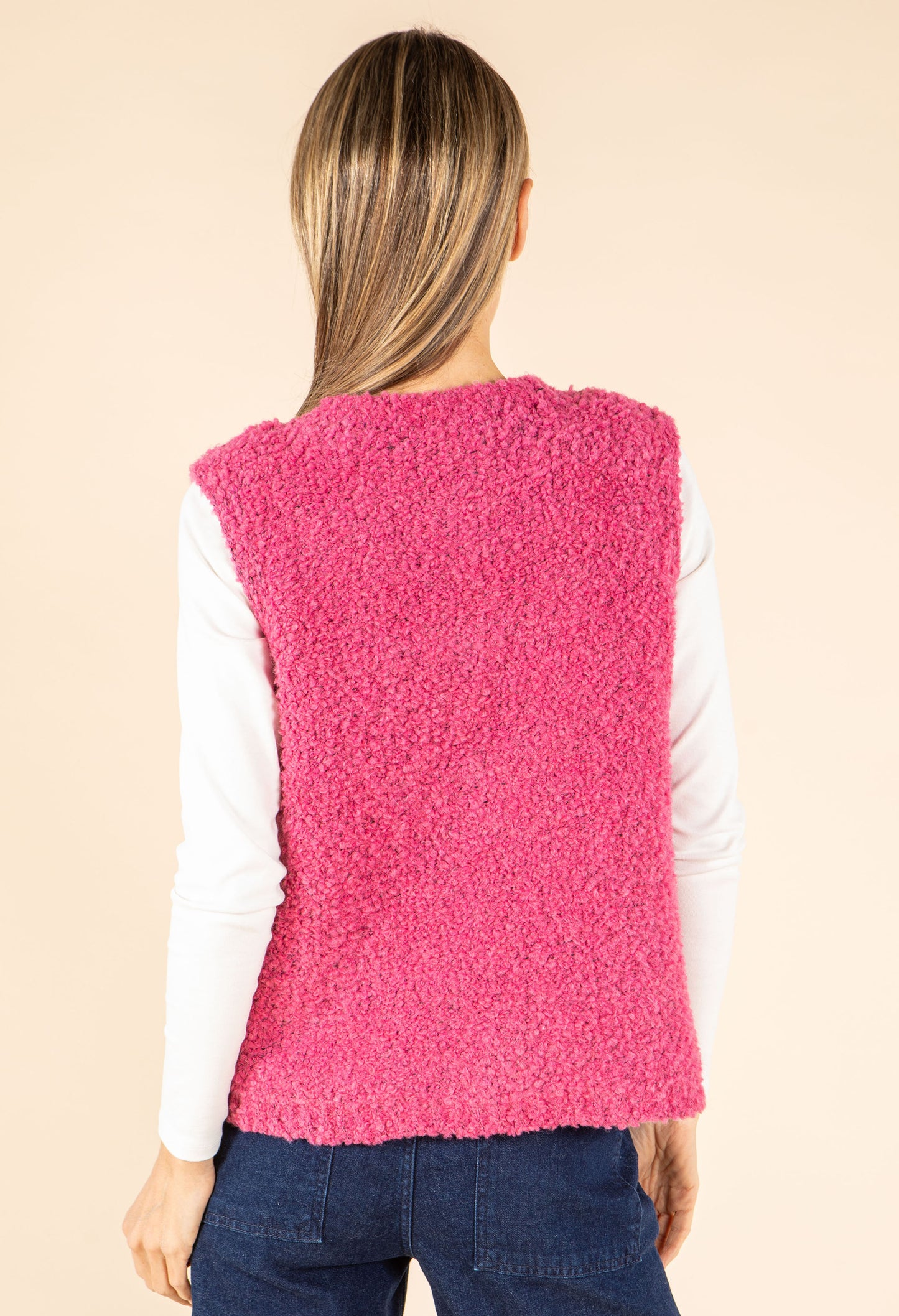 Boucle Wool-Alpaca Blend Waistcoat