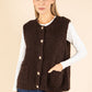 Boucle Wool-Alpaca Blend Waistcoat