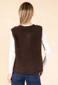 Boucle Wool-Alpaca Blend Waistcoat