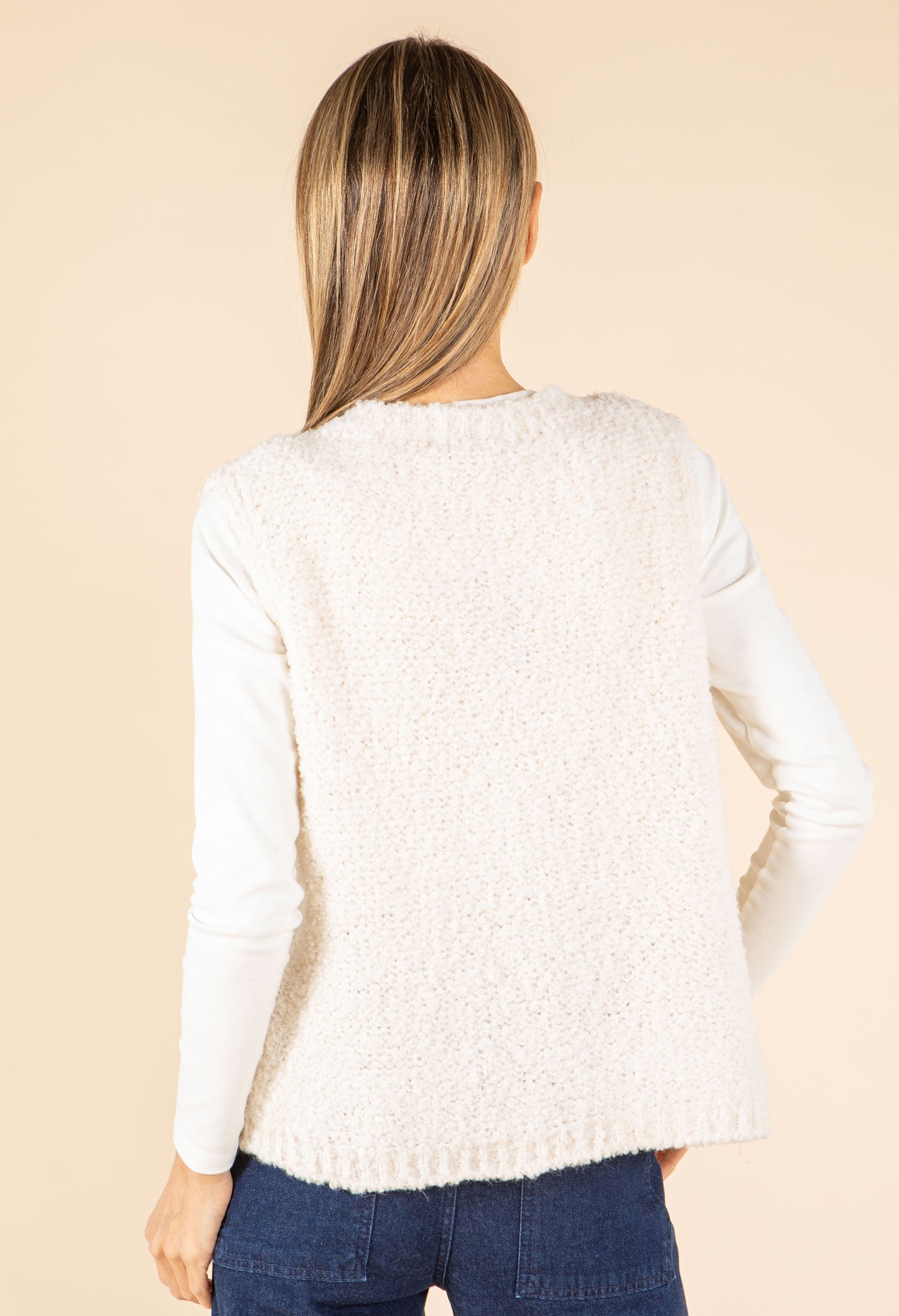 Boucle Wool-Alpaca Blend Waistcoat