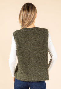 Boucle Wool-Alpaca Blend Waistcoat