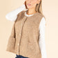 Boucle Wool-Alpaca Blend Waistcoat