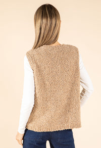 Boucle Wool-Alpaca Blend Waistcoat