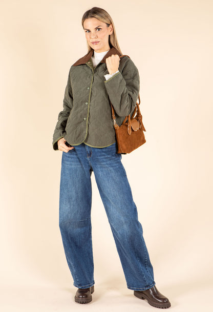 Corduroy Quilted Jacket