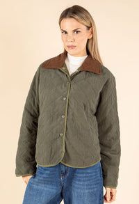 Corduroy Quilted Jacket