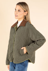 Corduroy Quilted Jacket
