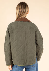 Corduroy Quilted Jacket