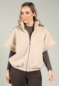 Soft Touch Zip-Up Gilet
