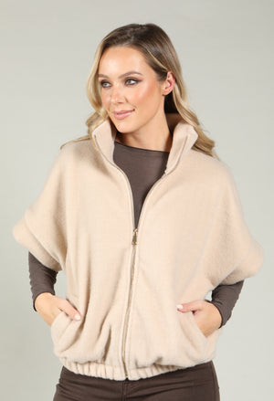 Soft Touch Zip-Up Gilet