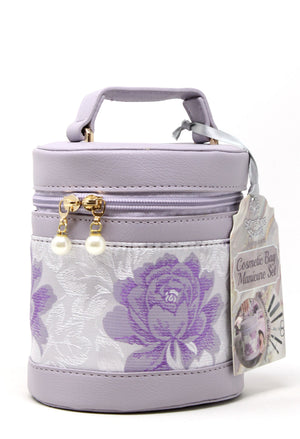 Cosmetic Bag with Manicure Set