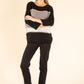 Colourblock Wool Blend Knit Jumper