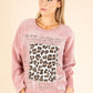Soft Touch Leopard Detail Jumper
