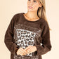 Soft Touch Leopard Detail Jumper