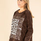 Soft Touch Leopard Detail Jumper